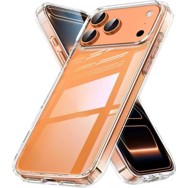 Clear Shockproof Bumper Case - 아이폰 18 DUO, 17 AIR, 16,