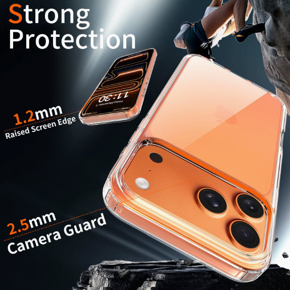 아이폰 18 DUO, 17 AIR, 16, 15, 11 - Clear Shockproof Bumper Case 리뷰 및 가격