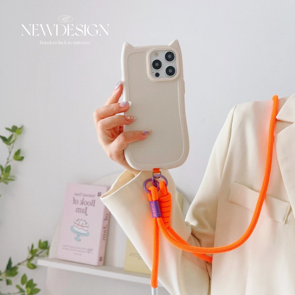 패션 심플 INS 조절 가능한 넥 스트랩 아이폰 17  - Crossbody Lanyard Neck Strap Case 리뷰 및 가격