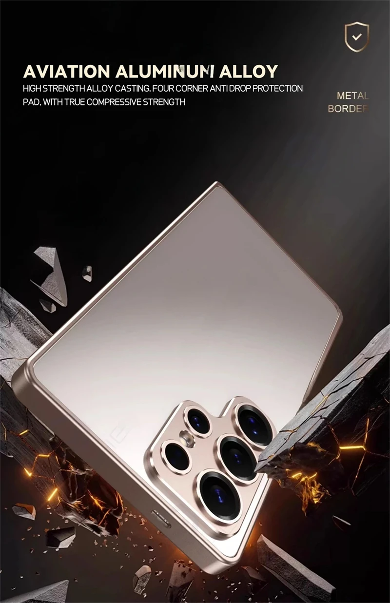 삼성 갤럭시 S23 S25 울트라 S24 플러스 S25 - Metal Bumper Aluminum Frame Case 리뷰 및 가격