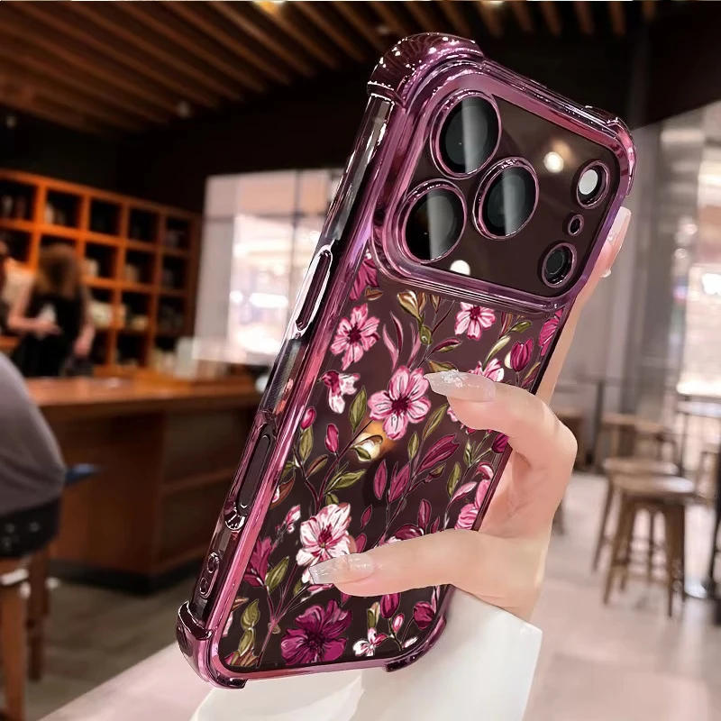 삼성 갤럭시 S26 엣지, S24, S25 울트라, F - Vintage Floral Pattern Soft Case 리뷰 및 가격