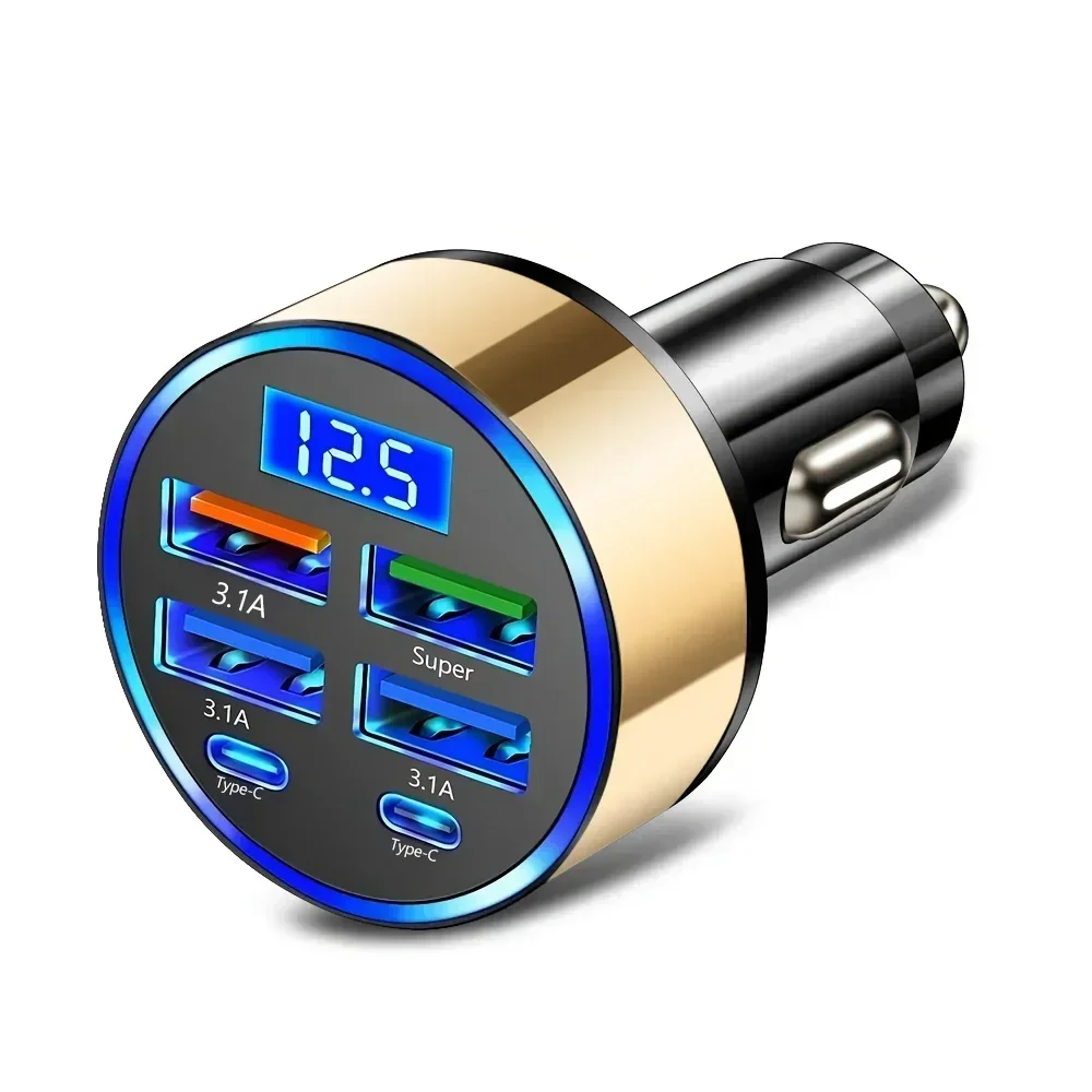 6-in-1 고속 충전 차량용 어댑터, 3.1A, 듀얼 - Power Banks 리뷰 및 가격