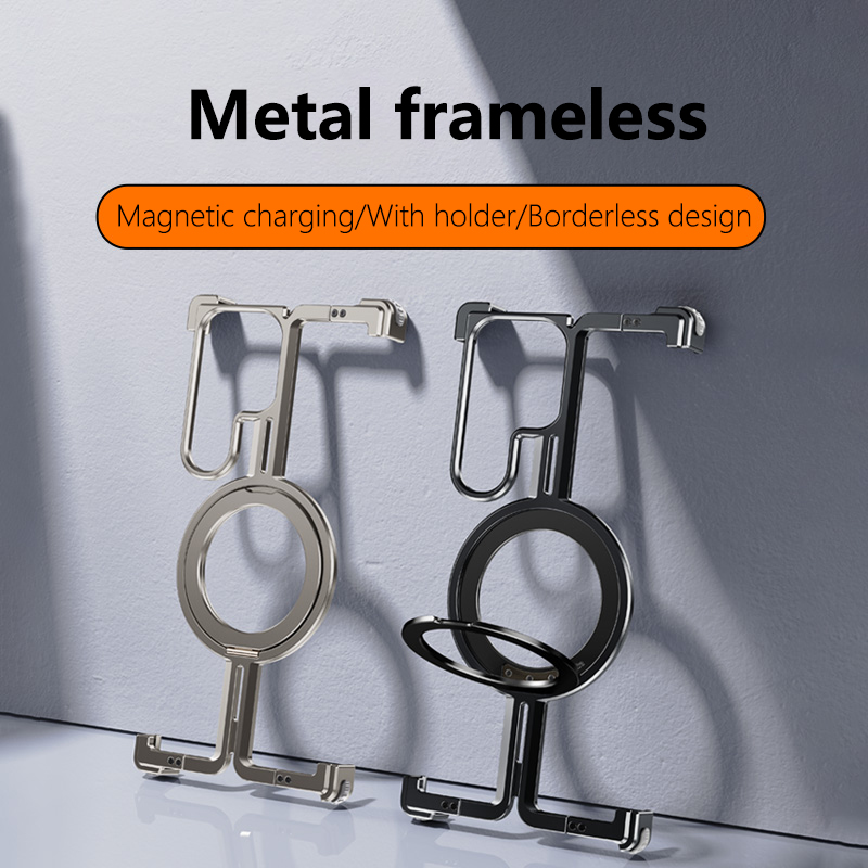 금속 프레임리스 마그네틱 거치대 폰 케이스, 삼성 갤럭 - Metal Bumper Aluminum Frame Case 리뷰 및 가격