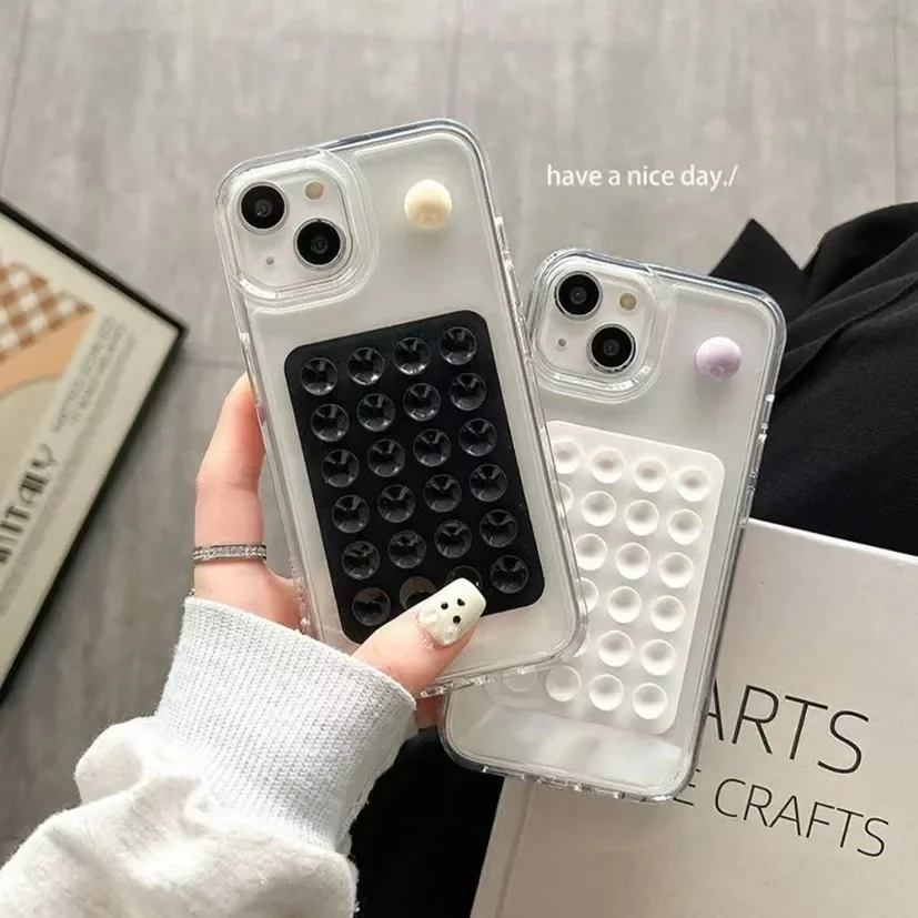 정사각형 실리콘 흡착식 휴대폰 거치대 패드, 다용도 벽 - Phone Cases 리뷰 및 가격