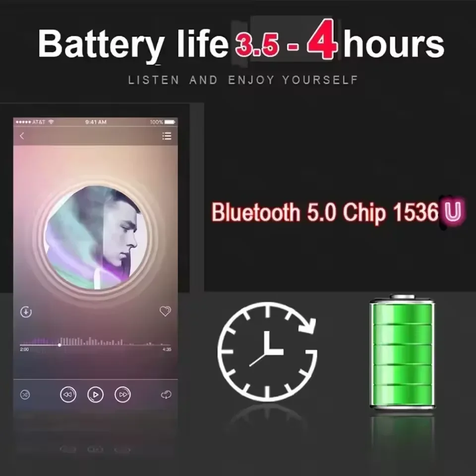 블루투스 5.3, 새로운 에어 포 5 무선 이어폰, 에 - Earphones 리뷰 및 가격