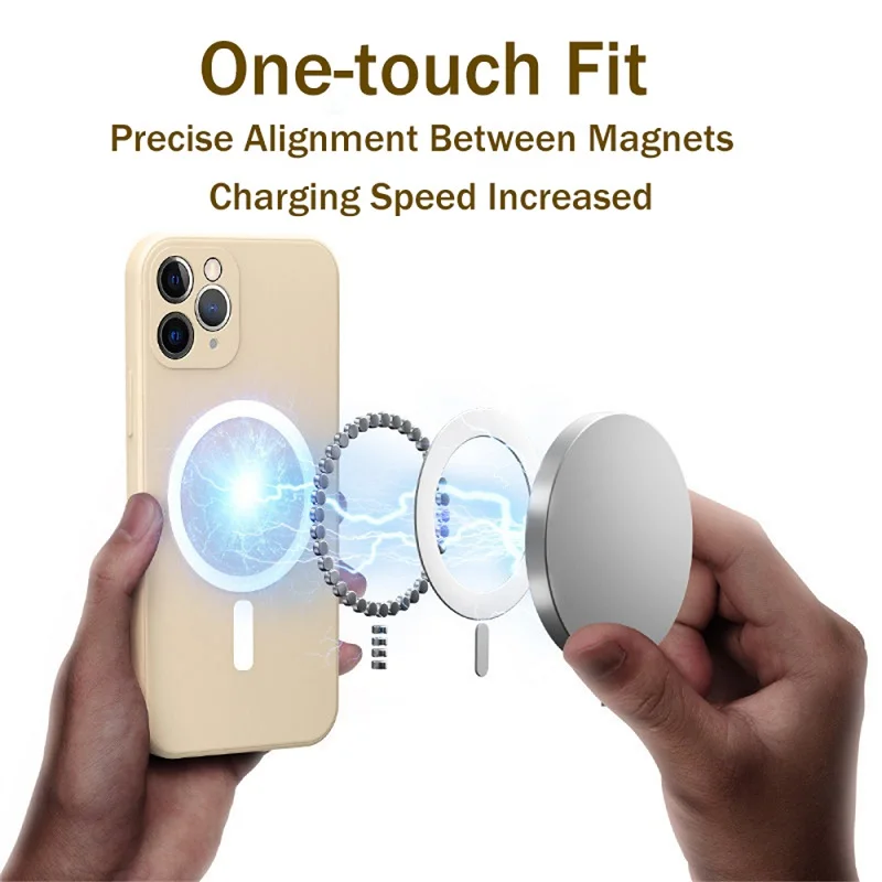 아이폰 18, 17, 16, 15, 14, 13, 12 - Liquid Silicone Magnetic Phone Case 리뷰 및 가격